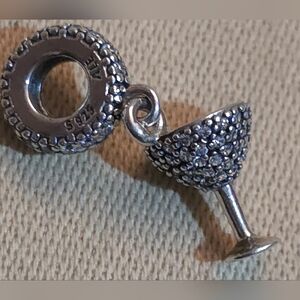 PANDORA PAVE NIGHT OUT COCKTAIL GLASS